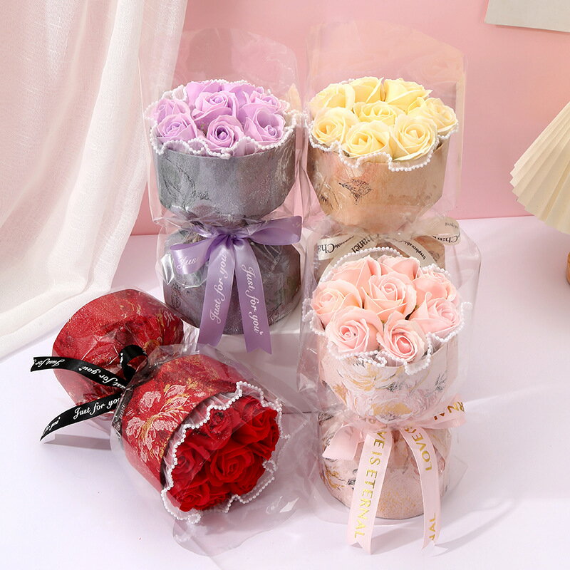 ソープフラワーバラ花束造花フラワー...