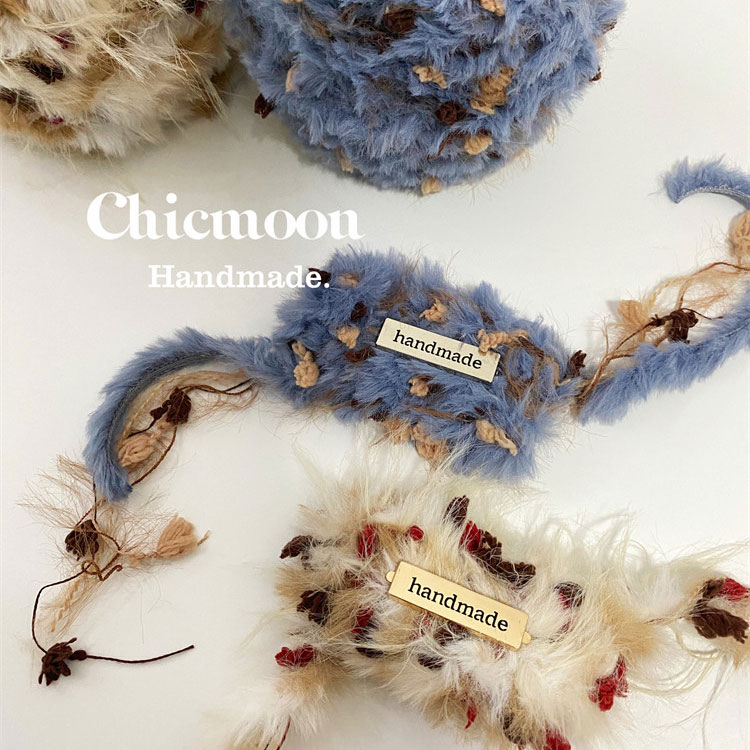 乐天商城 - 毛糸 混紡毛糸 カラフル 編み糸 ふわふわ 並太 極太 織り楽 ハンドメイド DIY 1玉100g 手帳カバー ヘアアクセサリー 装飾 ヘアピン かぎ針編み 編み物 織り糸 ぬいぐるみ用糸 太め毛糸 春 夏