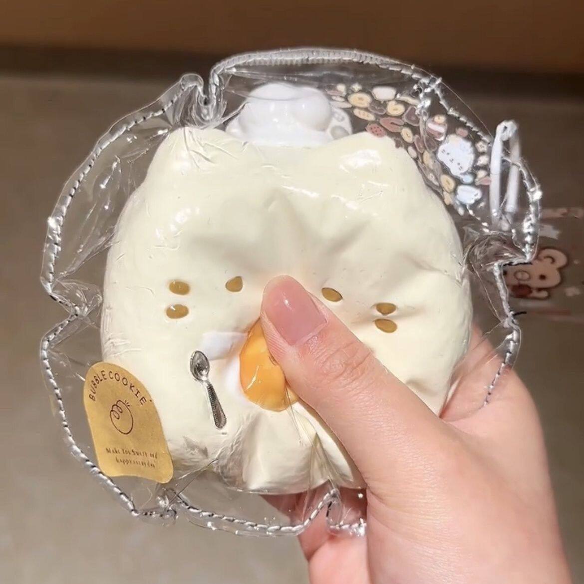 スクイーズおもちゃ 食べ物モチーフ やわらかおもちゃ もちもち 低反発 パッケージのまま遊べる 汚れ防止 デスク飾り 子供 大人 兼用 誕生日 プレゼント 気分転換（食べられません） monuso-10006794 Monuso サンプル画像2