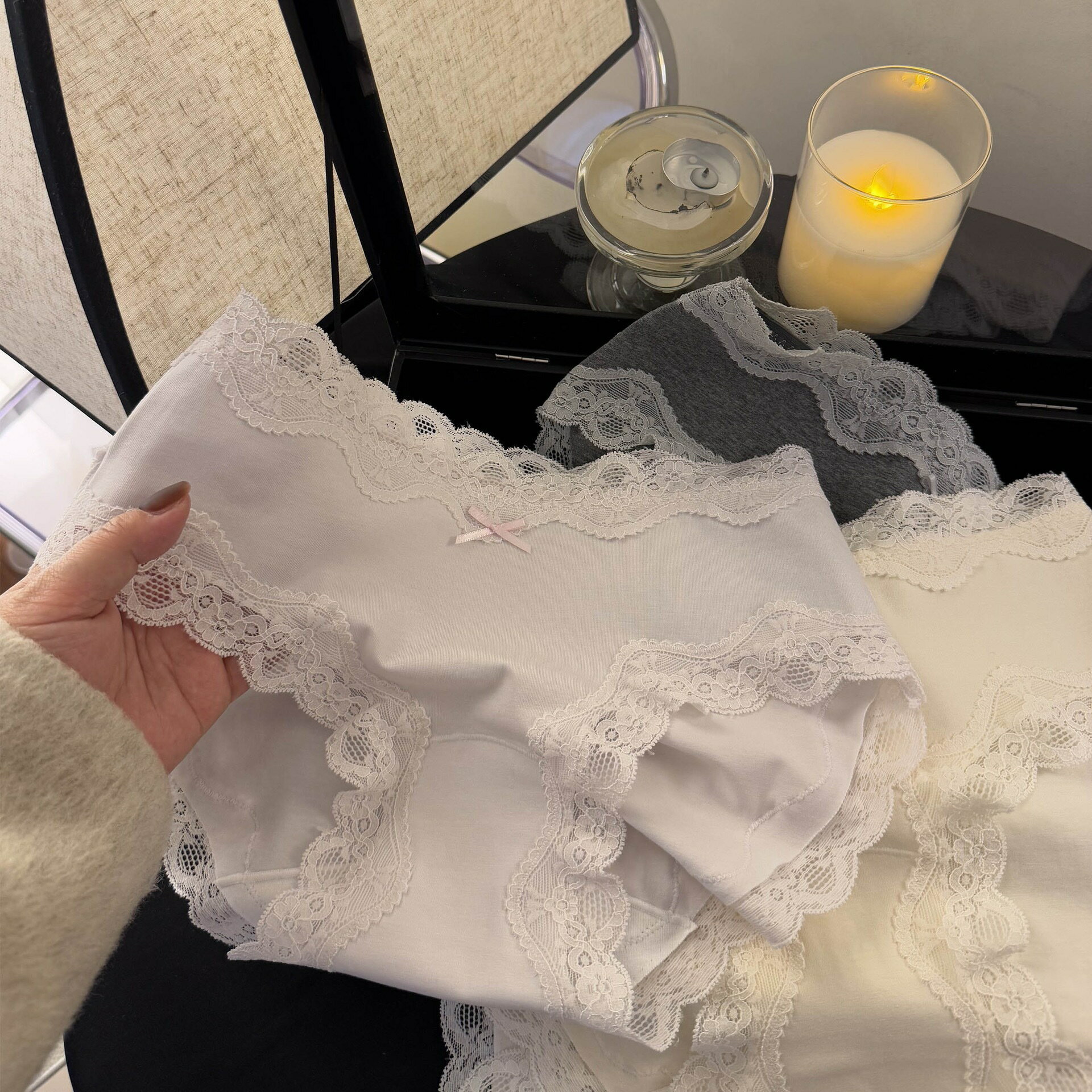 Rakuten - 【3枚セット】ショーツ レースショーツ 女の子 綿 綿布 深め 柔らかい 高通気性と伸縮性 締め付けない パンツ 30代 40代 50代 女性 下着 美尻ショーツ フリーサイズ