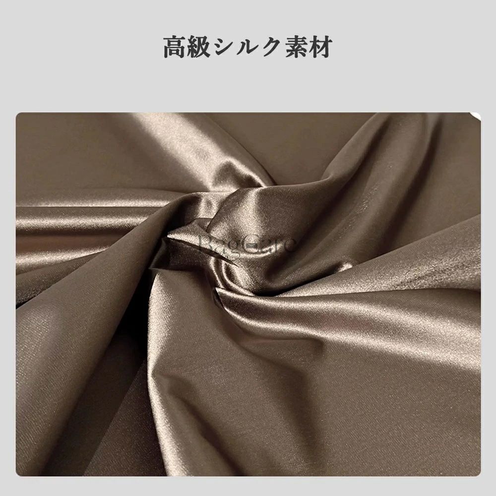 Monusoの高級シルク バッグインバッグ エルメス Hermes in the loop18/23対応 自立 軽い インナーバッグ ポーチ レディース 小物入れ ファスナー 仕切り バッグの中 整理 整頓 通勤 おしゃれ 母の日 バッグ 内部 底 汚れ防止 BagCare｜アングル3