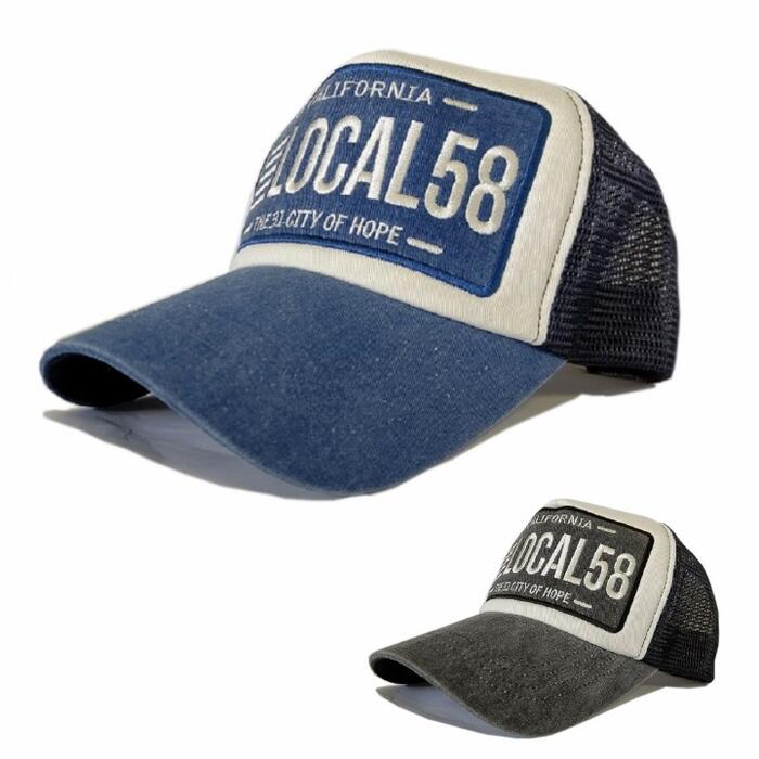 ★SALE★＼在庫限り！／【 プレート メッシュキャップ 】《送料無料メール便》 帽子 ダメージ メッシュ キャップ メンズ レディース UVカット 紫外線対策 カジュアル かっこいい 春夏秋冬 オールシーズン フリーサイズ スナップバック 父の日 オシャレ MOOCA 楽天