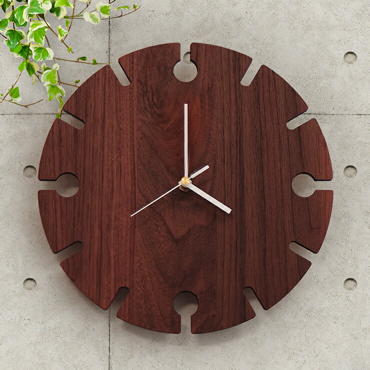 ★10％OFF★壁掛け時計 木製 シンプ