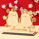 ★ P3倍 マラソン期間限定 ★ ひな人形 シマエナガ 可愛い 木製 ひな祭り 雛人形 シマエナガグッズ シマエナガ雑貨 雛飾り かわいい 卓上サイズ コンパク...