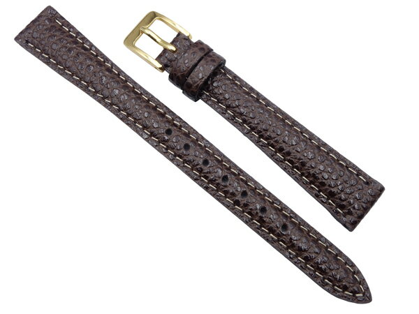 12mm セイコー 時計 ベルト 革 バンド DAE6R 牛革シュリンク こげ茶【送料無料】