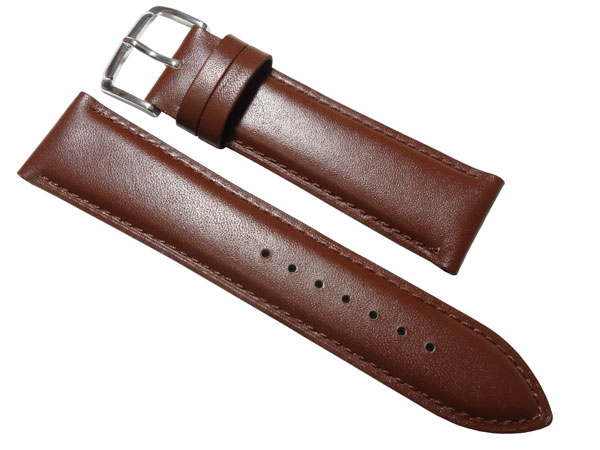 時計バンド バンビ スコッチガード カーフ 茶 メンズ BCME002C 21mm 22mm 送料無料