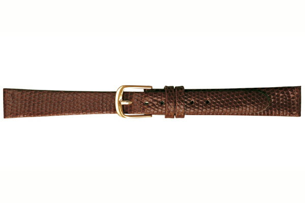 8mm 9mm 10mm 11mm 12mm 13mm 14mm 15mm バンビ 時計 BTE003A BTE003B ブラック ダークブラウン トカゲ革 リザード【お取り寄せ】