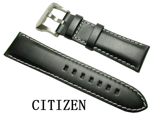 23mm シチズン CITIZEN 時計バンド ベルト 黒 プロマスター　PMV65-2272用　カーフベルト　59-T50684【送料無料　ネコポスにて発送】