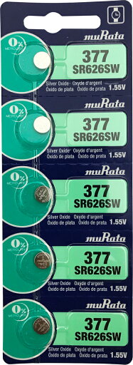 SR626SW(377) 時計用酸化電池 1シート【5個入り】 村田製作所 MURATA 【送料無料】 SR626SW(377) 時計用酸化電池 1シート【5個入り】 村田製作所 MURATA 【送料無料】