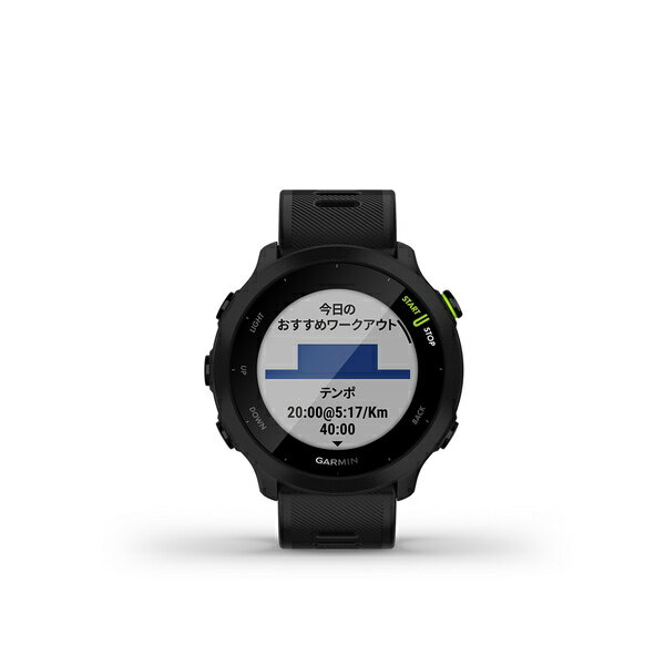 GARMIN ガーミン ForeAthlete 55 Black エントリー向けGPSランニングウォッチ 010-02562-40 スマートウォッチ ランニング 健康管理 正規輸入品【ショッピングローン24回無金利】