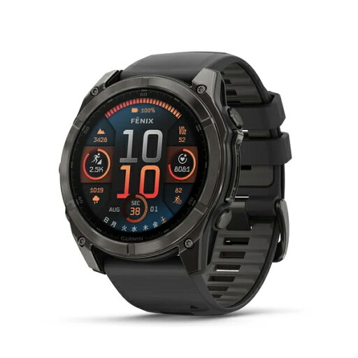 GARMIN ガーミン fenix 8 Sapphire AMOLED 51mm 010-02905-62 フラッグシップGPSウォッチ スマートウォッチ 健康管理 ランニング 正規輸入品【ショッピングローン24回無金利】 GARMIN ガーミン fenix 8 Sapphire AMOLED 51mm 010-02905-62 フラッグシップGPSウォッチ スマートウォッチ 健康管理 ランニング 正規輸入品【ショッピングローン24回無金利】