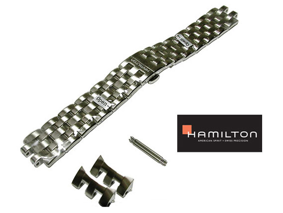 ハミルトン純正 ステンレスベルト ブレス ジャスマスターオートクロノ HAMILTON H32596181 H32596141 H32596131 H32586181 H32586141H32586881 H32596781 H32596551 H32596741 H32596731 H32586541 H32586641 H32586511 H325960H695325105 H695.325.105