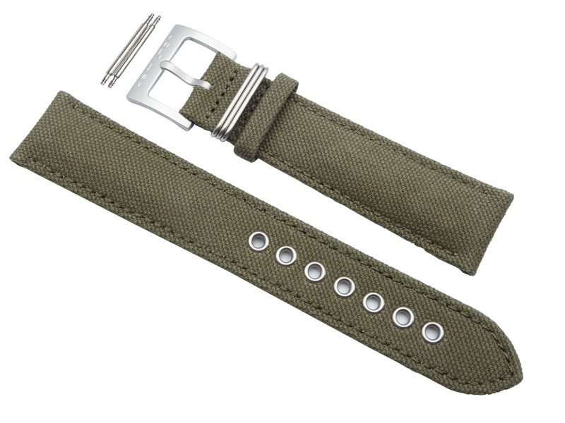 20mm ハミルトン純正 H69419363 H69439363 グリーン キャンバス カーキフィールドメカニカル 正規品 H694684102 H694.684.102 裏蓋番号 H694190【バネ棒外しプレゼント】