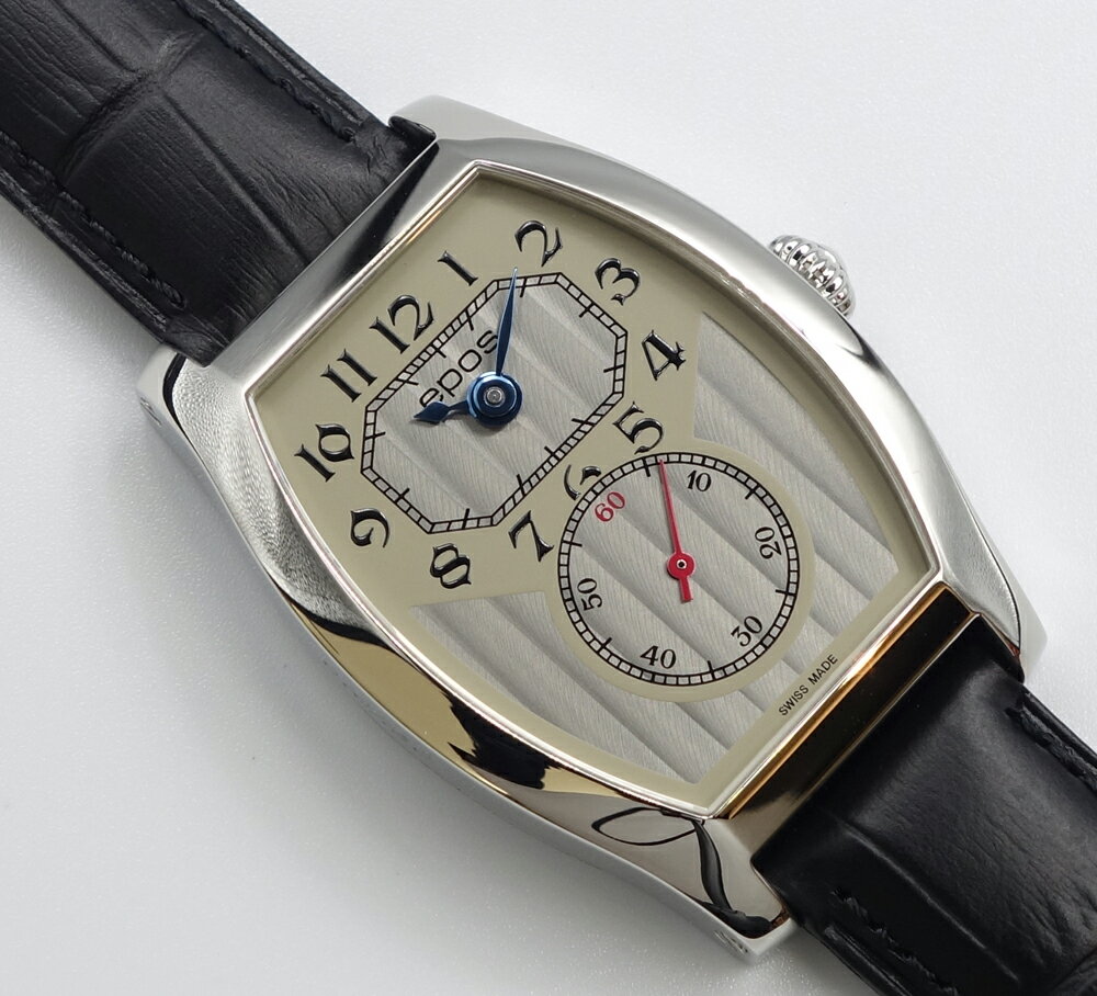 エポス ビジネス腕時計 メンズ エポス EPOS 3362SL LTD150 腕時計 メンズ 機械式手巻き トノー シースルーバック 150本限定モデル 正規品