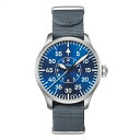 楽天ムーン ジュエリー F腕時計 ラコ Laco 862101 PILOT Aachen42 Blaue Stunde パイロット アーヘン42 ブラウシュトゥンデ 機械式自動巻き 正規品【ショッピングローン最大24回まで無金利】【お取り寄せ】