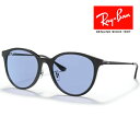 RayBan レイバン サングラス メガネフレーム 55□19 ブラック ブルー RB4334D 601/80 クロス付き レイバン純正メガネケース付き 国内正規品【あす楽対応】