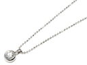 PT900 PT850 プラチナ ダイヤモンド(0.308ct) プチネックレス N425