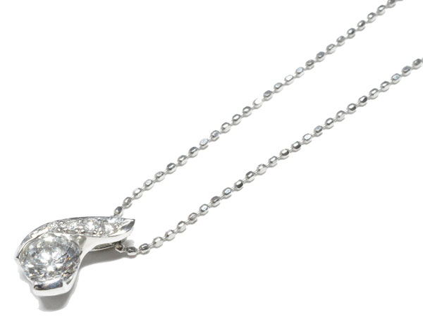 樂天商城 - PT850 プラチナ ダイヤモンド(0.532ct) プチネックレス N471