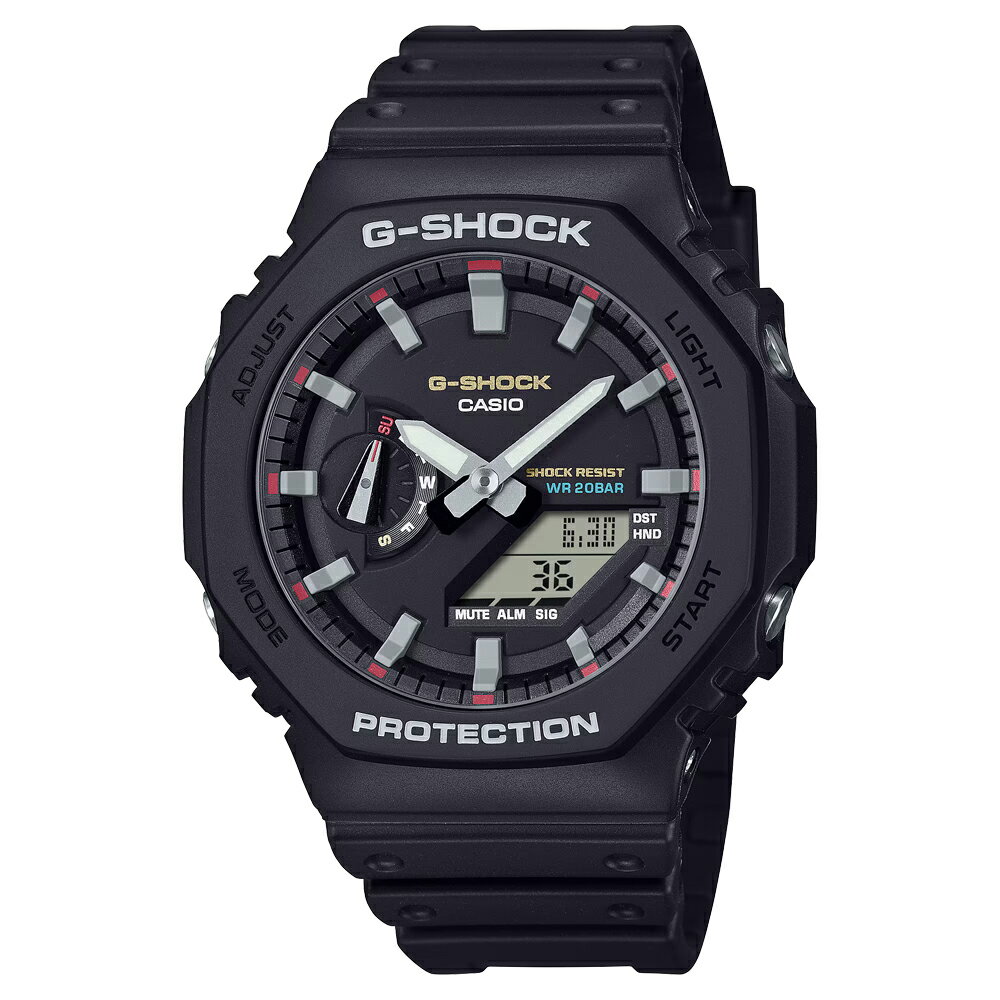 腕時計 カシオ G-SHOCK GA-2100RL-1AJF メンズ 初代G-SHOCKカラー カーボンコアガード構造 正規品