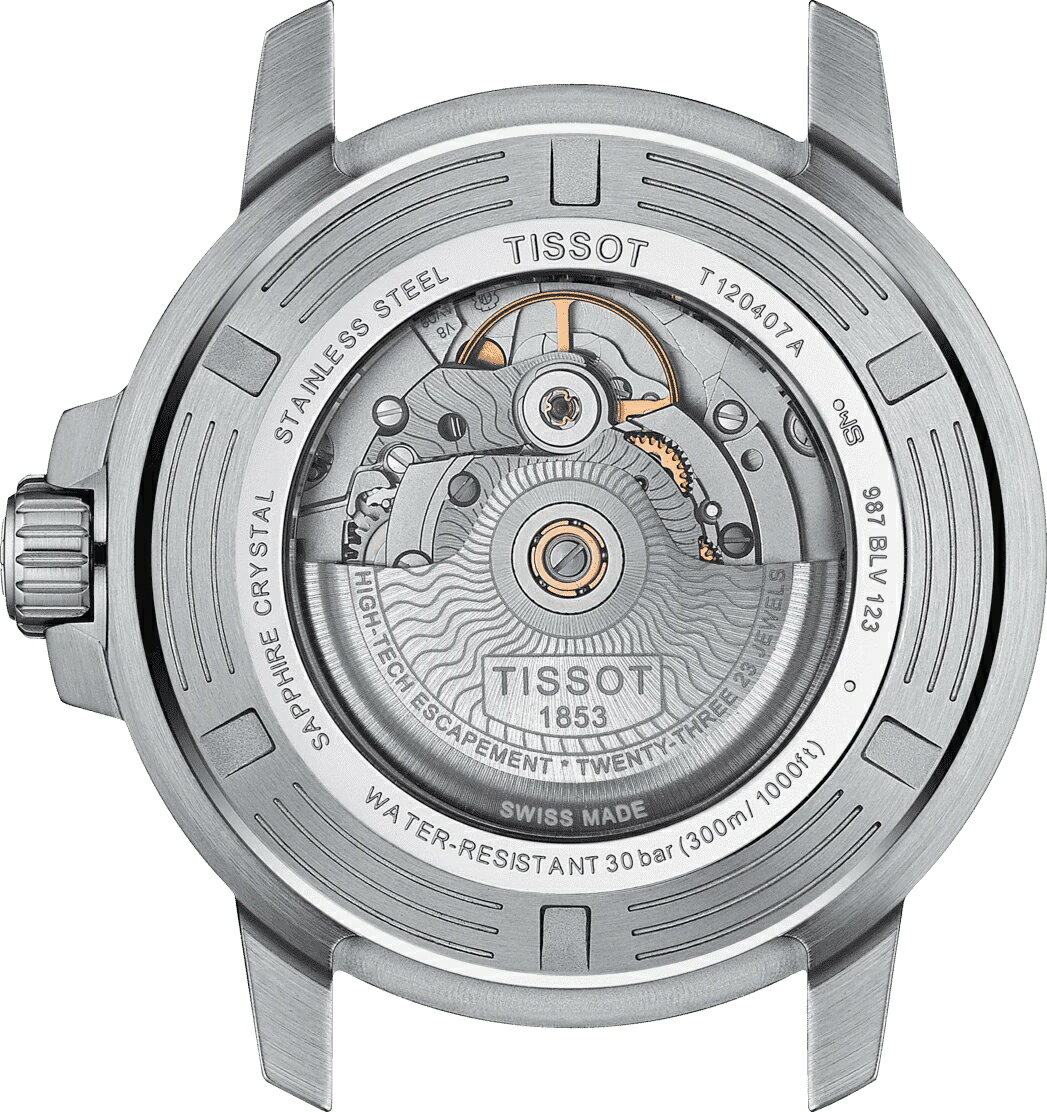 T1204071108101 ティソ TISSOT シースター1000 オートマティック SEASTAR 1000 POWERMATIC 80 メンズ 機械式自動巻き T120.407.11.081.01 ステンレス ベルト パワーリザーブ80時間 正規輸入品【ショッピングローン24回無金利】あす楽対応 2