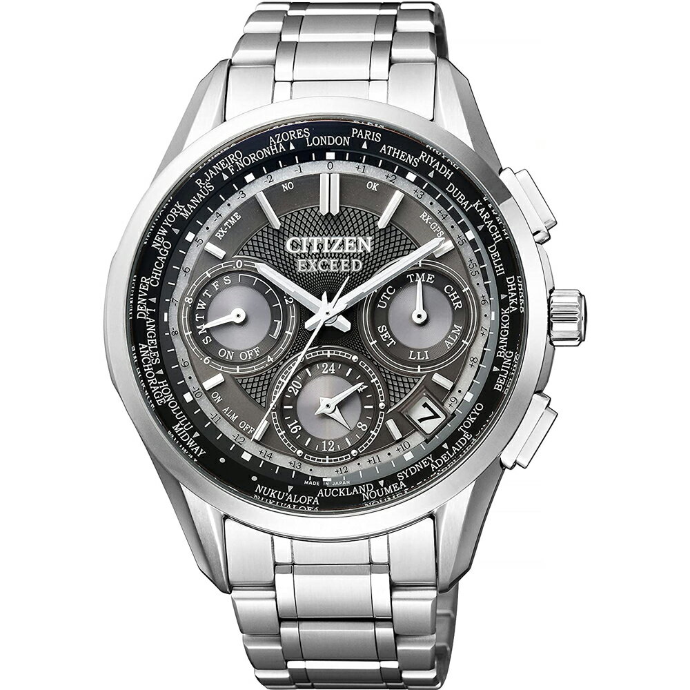 シチズン エクシード 腕時計（メンズ） 腕時計 シチズン CITIZEN エクシード EXCEED サテライトウェーブ F900 CC9050-53E GPS衛星電波時計 正規品