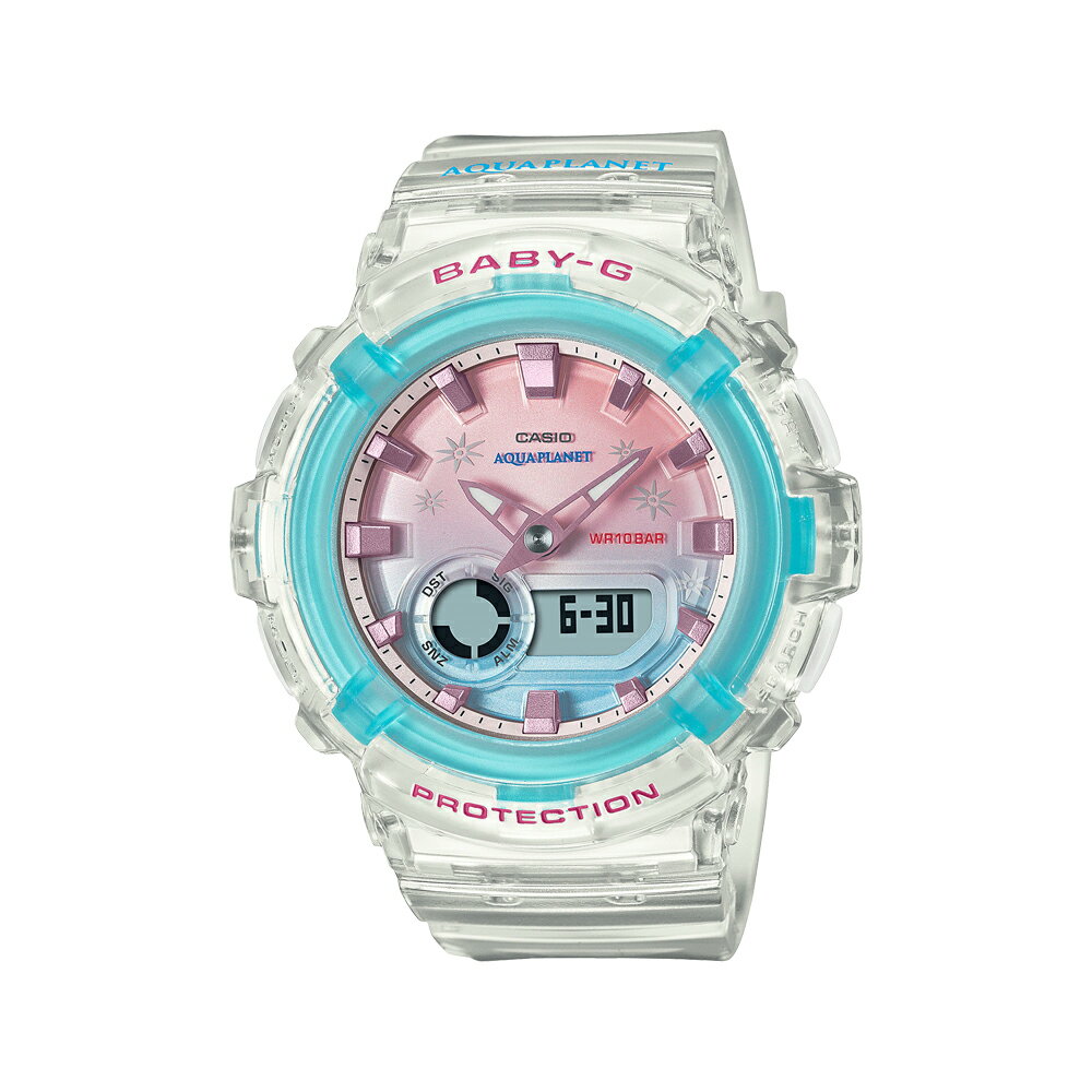 カシオ Baby-G 腕時計（メンズ） 腕時計 カシオ CASIO BABY-G ベビージー BGA-280AP-7AJR Aquaplanet Collaboration Model レディース 正規品