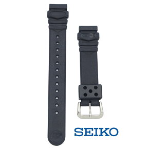 時計ベルト 18mm セイコー SEIKO ダイバーズウォッチ用 ウレタンバンド DAR7BP 正規品【送料無料　ネコポスにて発送】