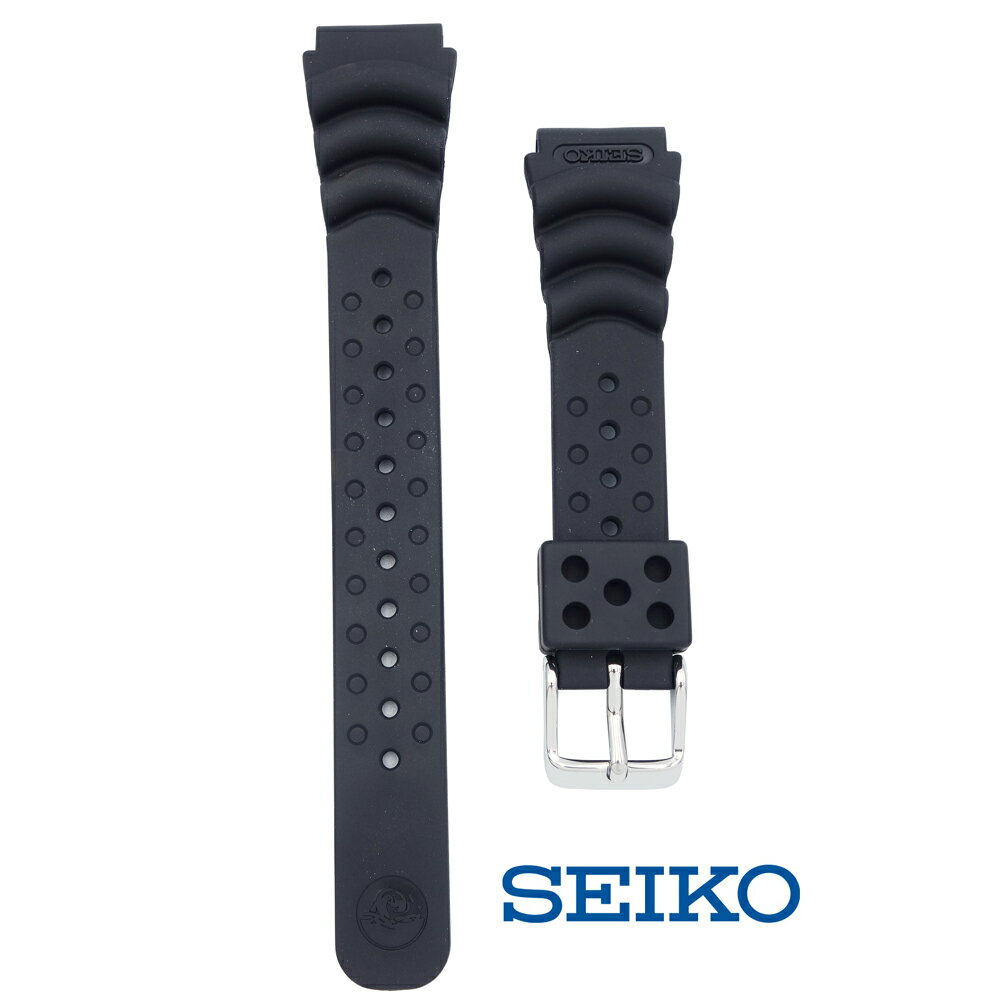 腕時計 ベルト 19mm セイコー SEIKO ダイバーズウォッチ用 ウレタンバンド DB72BP 正規品【送料無料 ネコポスにて発送】