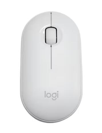 【並行輸入品】ロジクール Logitech M350 Pebble ピュア ホワイト スリム型 ワイヤレスマウス