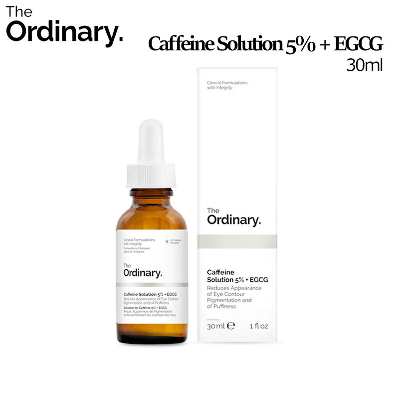 [ǥʥ꡼] The Ordinary Caffeine Solution 5% + EGCG 30ml/ե󥽥塼5+EGCG 30ml/Squalane/ӥåե/ӥߥC/ꥳ/ʥ󥢥ߥ10%ܥ1%/Ʊ