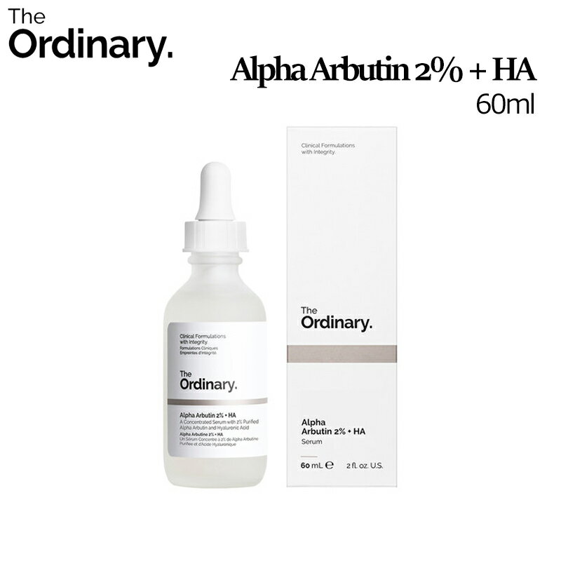 [ジオーディナリー] The Ordinary Alpha Arbutin 2% + HA 60ml/アルファアルブチン 2% + HA 60ml/Squalane/ビュッフェ/ビタミンC/グリ..