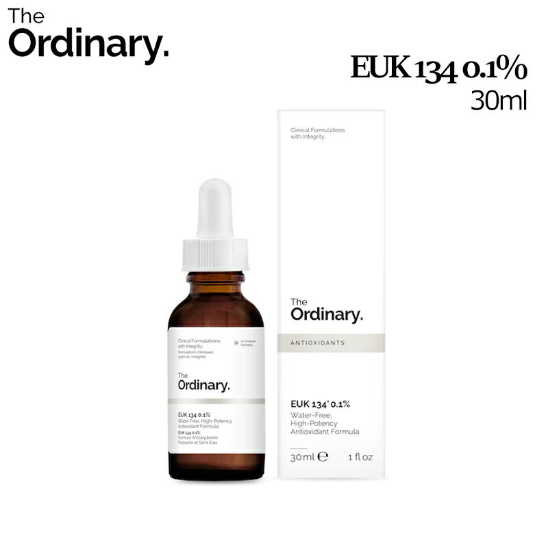 [ジオーディナリー] The Ordinary EUK 134 0.1% 30ml/EUK 134 セラム 0.1% 30ml/Squalane/ビュッフェ/ビタミンC/グリコール酸/ナイアシ..