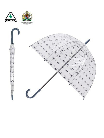☆クーポン配布中☆FULTON フルトン 英国王室御用達 正規販売代理店 ブランド 雨傘 2023 ギフト プレゼント 実用的 UV 長傘 レディース ビニール 紫 パープル かわいい 可愛い おしゃれ 雨傘 ビニール傘 象 エレファントパレード 【公式ムーンバット】 梅雨のサムネイル