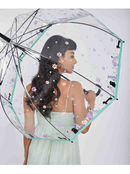 ☆ポイント10倍☆ FULTON フルトン 英国王室御用達 正規販売代理店 ブランド 雨傘 2023 ギフト プレゼント 実用的 UV 長傘 レディース ビニール 紫 パープル かわいい 可愛い おしゃれ ビニール傘 グリーン パープル 紫 緑【公式ムーンバット】 梅雨のサムネイル