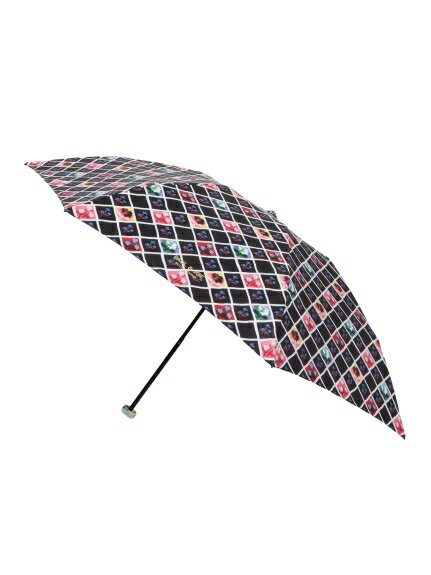 【雨傘】 ポール&ジョー （PAUL&JOE ACCESSOIRES） タータンフローラル 折りたたみ傘 【公式ムーンバット】 レディース かわいい おしゃれ UV 母の日 ブランド プレゼント