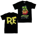 Rat Fink (ラット フィンク) モンスター Tシャツ Standing Rat Fink (ラット フィンク) ブラック