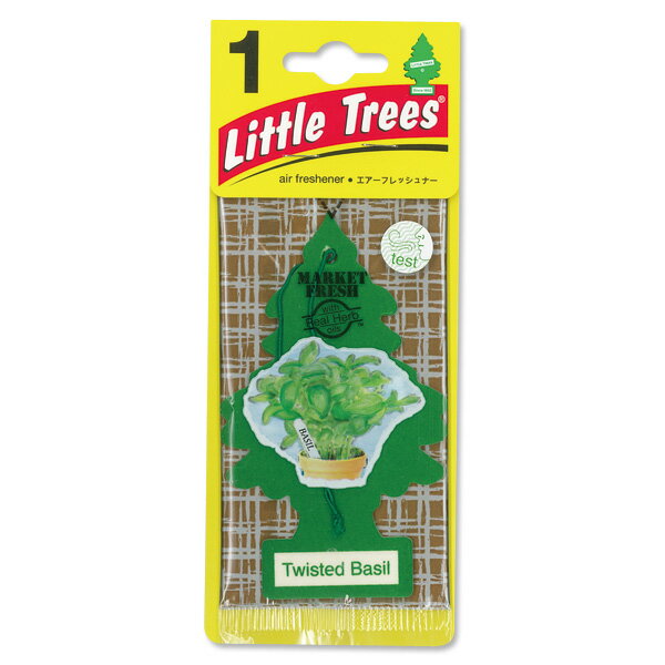 リトルツリー Little Tree エアフレッシュナー Twisted Basil