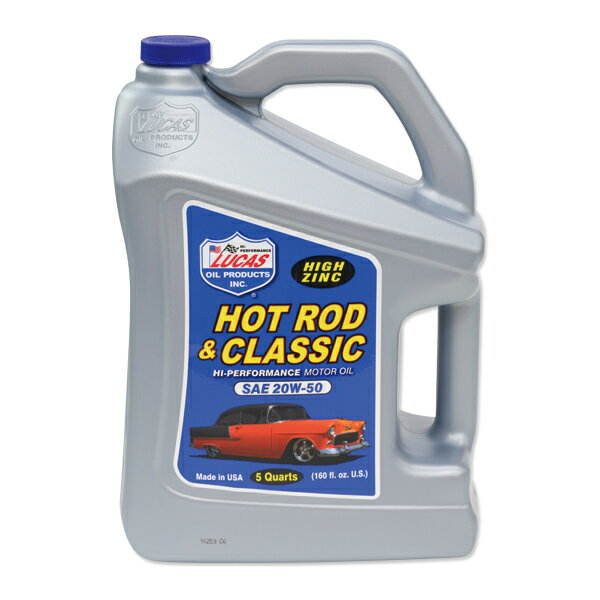 Lucas Hot Rod Classic 20W-50 (5qt)