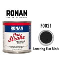 レタリング フラット ブラック(黒) F0021 - ロナン ワンストローク ペイント Ronan One Stroke Paints 237ml