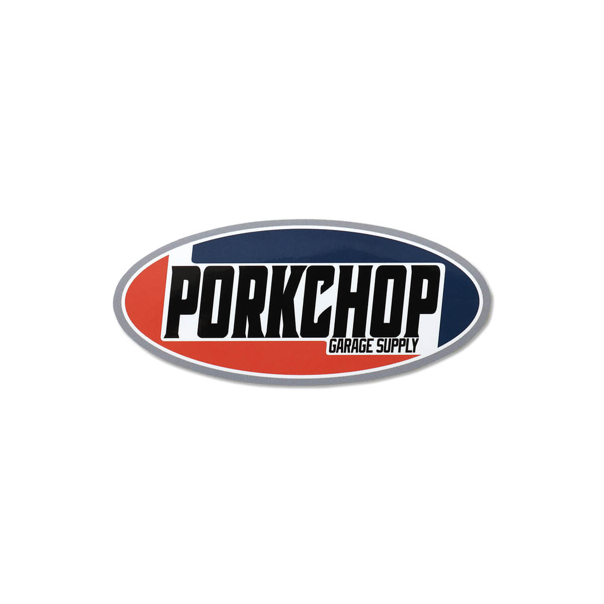 ポークチョップ PORKCHOP 2ND オーバル ステッカー