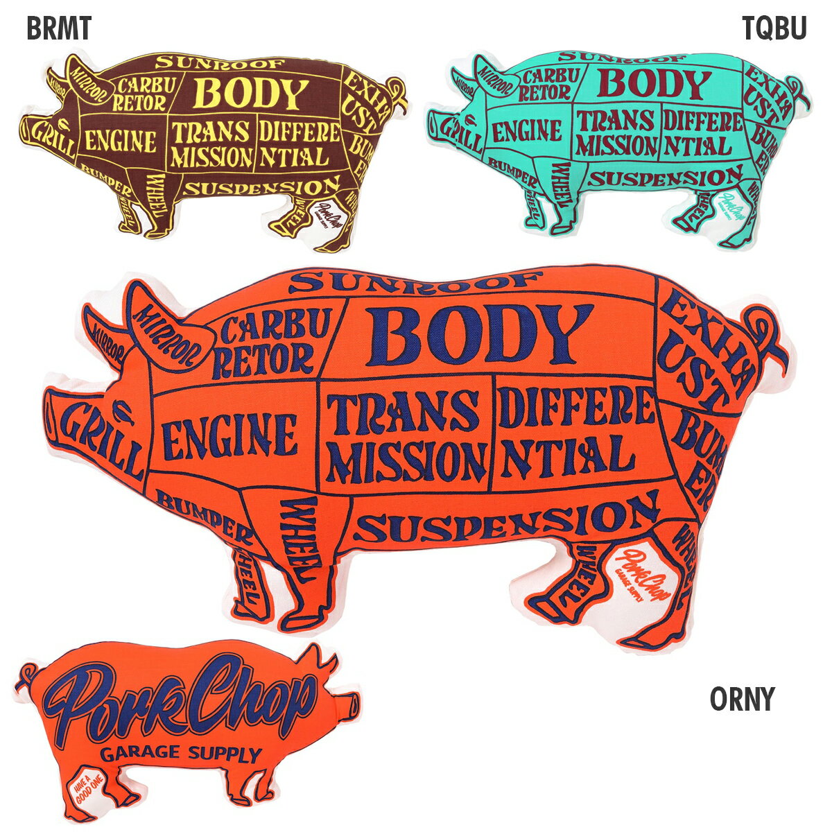 ポークチョップ PORKCHOP クッション