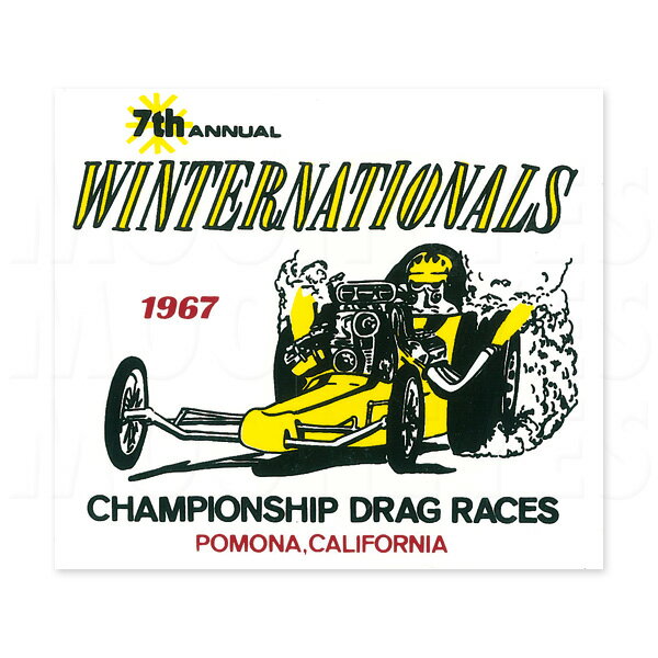 ホットロッド ステッカー 1967 NHRA WINTER NATIONALS