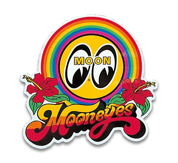 Rakuten - MOONEYES (ムーンアイズ) レインボ- デカ-ル
