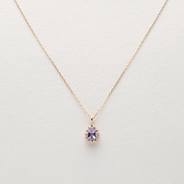タンザナイト ネックレス Color Jewels ペンダント タンザナイト K10 レディース クリスマス プレゼント