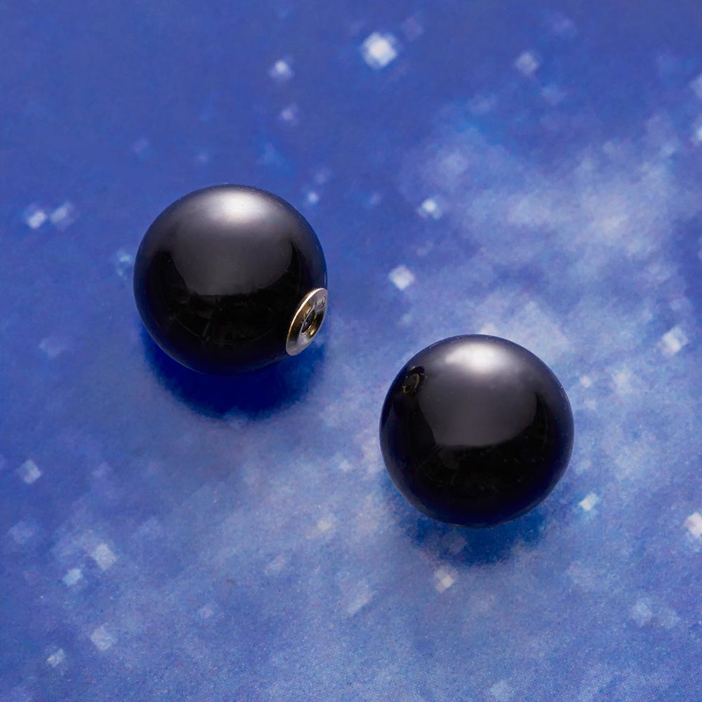 ピアス キャッチ オニキス Gemini ピアス キャッチ ブラック K18 レディース 18金 DES0500GEM36C00000 ムーンレーベル Moon...