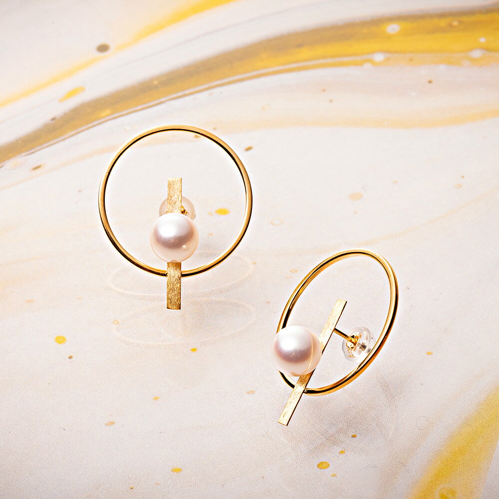 樂天商城 - パール ピアス 真珠 Queen パールピアス K18 レディース 18金 DES0502QUEEN00000P ムーンレーベル Moon Label