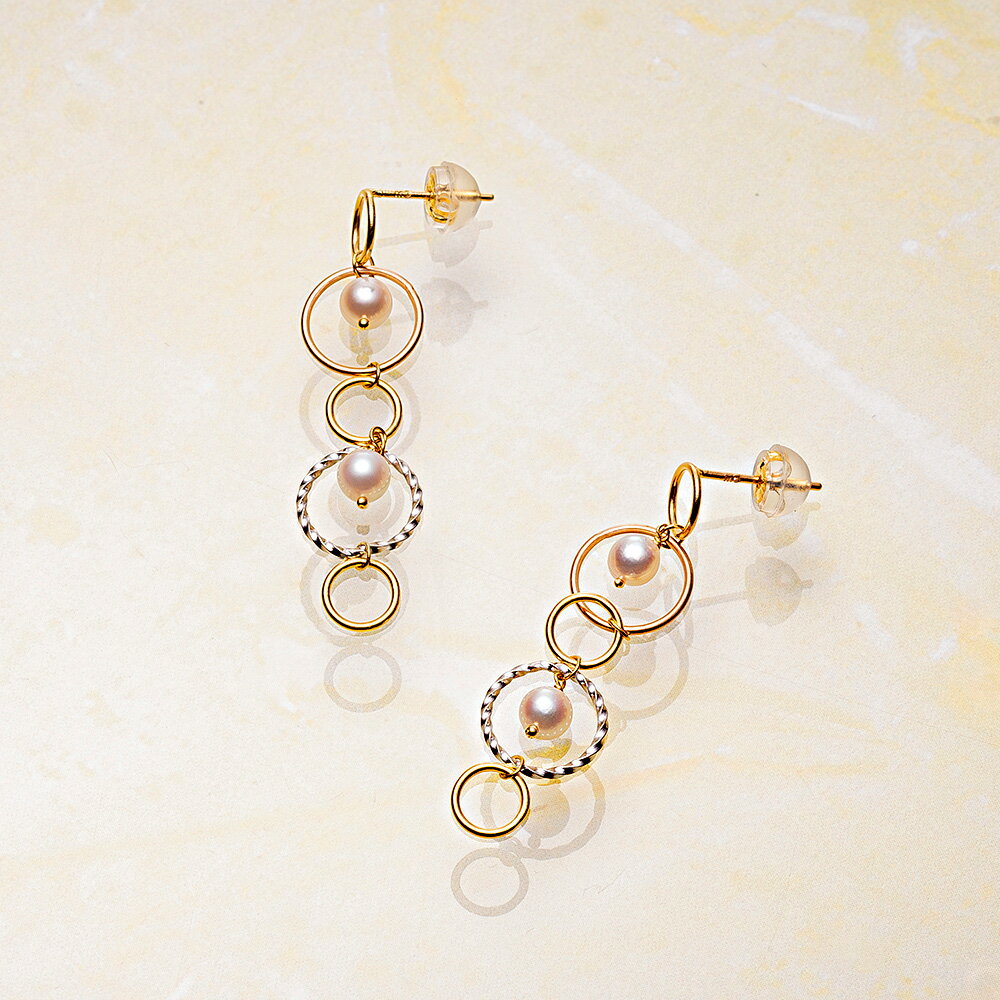 �ѡ��� �ԥ��� �ա��� ���� Colorful Ring �ѡ��� �ԥ��� K18 ��ǥ����� 18�� DES0583CRING000000 �ࡼ��졼�٥� Moon Label