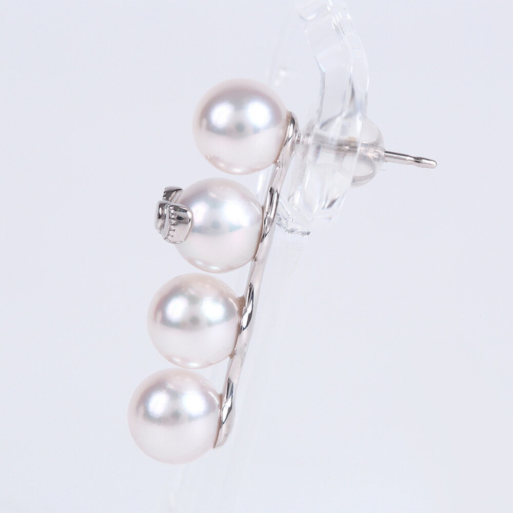 ハローキティ ピアス Hello Kitty Quadruple パール ピアス レディース DES0505KT-4ST00000 ムーンレーベル Moon Label