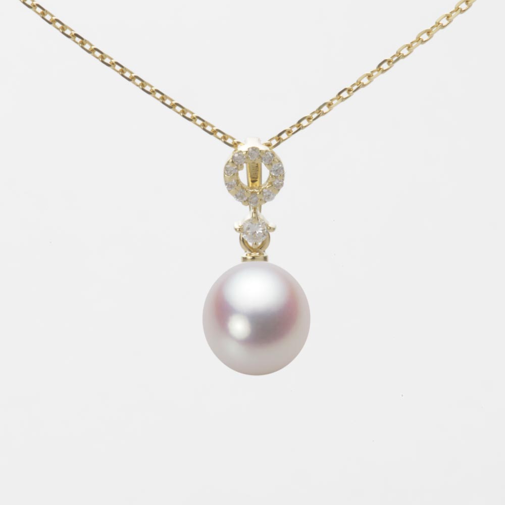 パール ペンダント トップ あこや真珠 7.0mm アコヤ 真珠 ペンダント トップ K18 イエローゴールド 18金 レディース HA00070D12WPN1474Y-T ムーンレーベル Moon Label