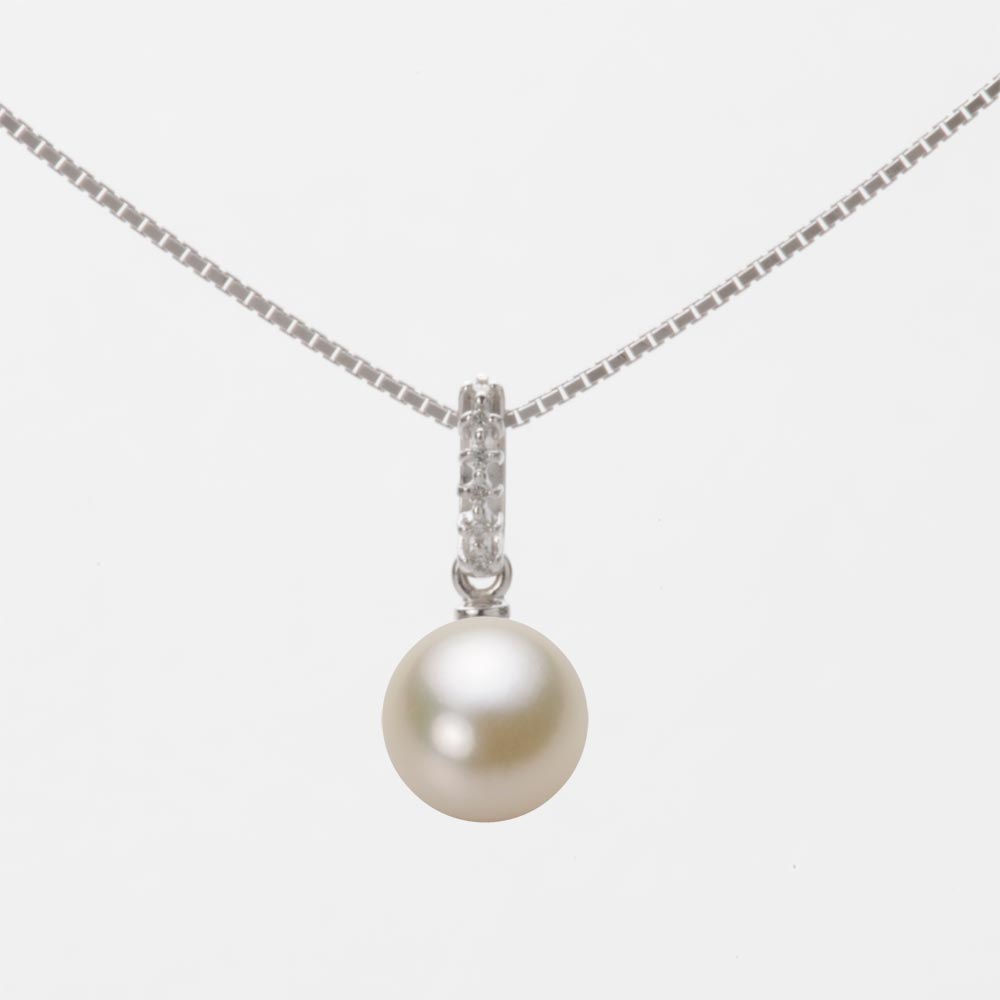 パール ペンダント トップ あこや真珠 7.0mm アコヤ 真珠 ペンダント トップ K18WG ホワイトゴールド 18金 レディース HA00070R13CG01495W-T ムーンレーベル Moon Label